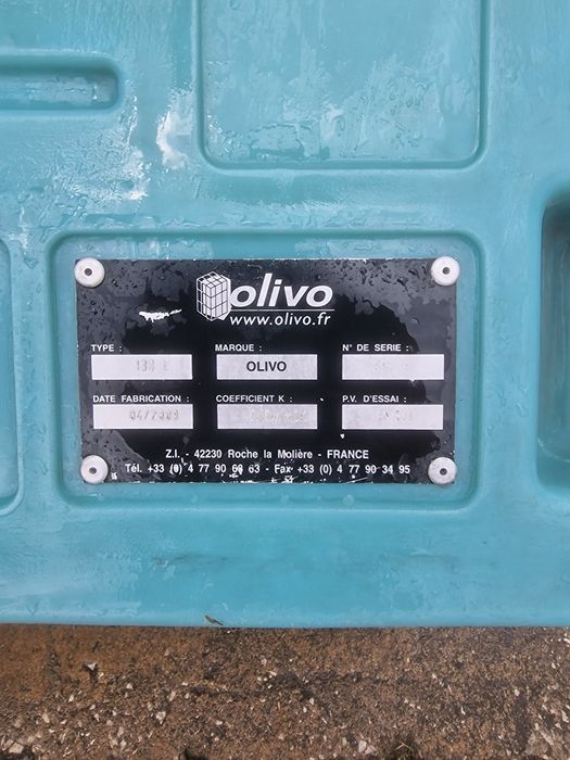 Caixa contentor isotermico usada