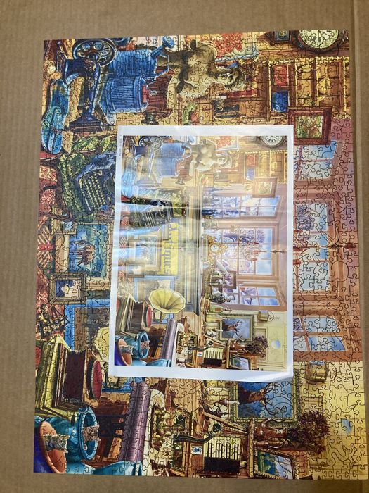 Drewniane puzzle Trefl 1000 Antykwariat
