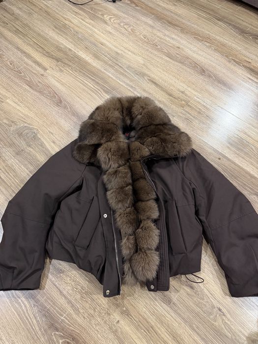 Продам парку, натуральгый мех