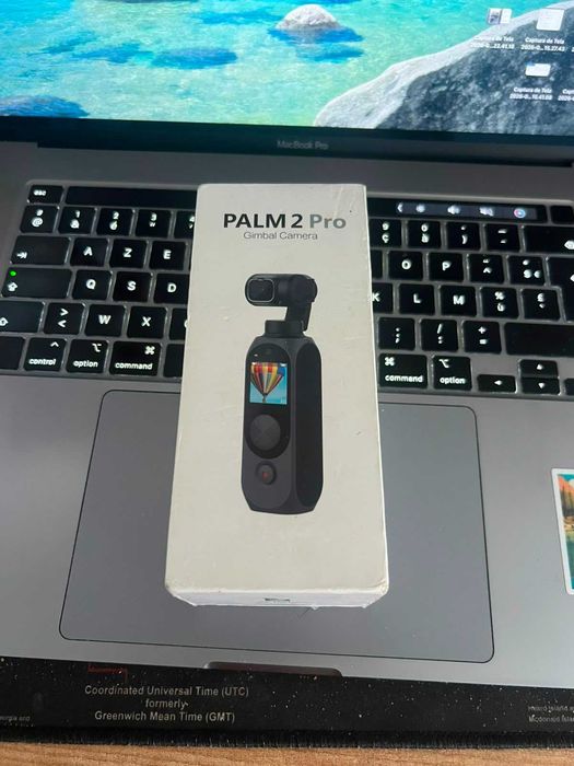 Câmera com Estabilizador Gimbal PALM 2 Pro + Cartão 64GB