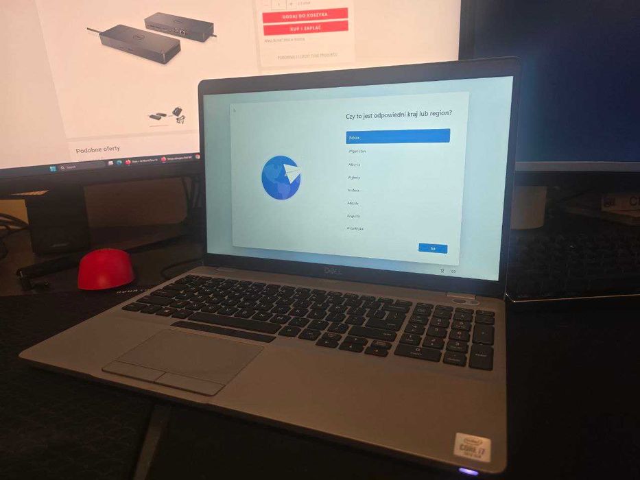 Dell Latitude 5510 15,6", i7, 16GB RAM, 512 SSD, stacja Dell GRATIS!