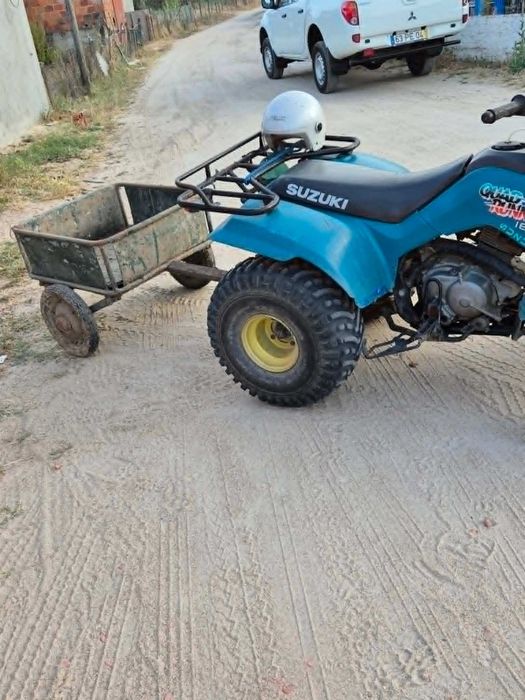 Moto 4 Suzuki LT 160 com matrícula + reboque