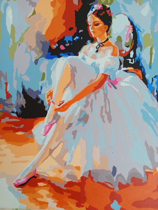 Готові картини по номерам: Лондон, Дубай, Яхта, Балет