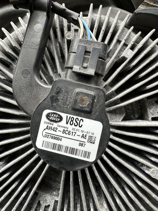 Вентилятор радиатора вискомуфта land rover , range rover