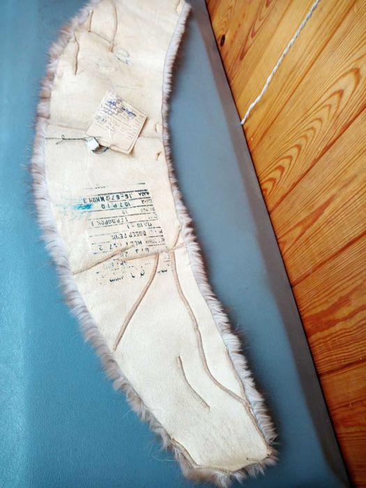 Воротник с меха речного бобра, фабричный.