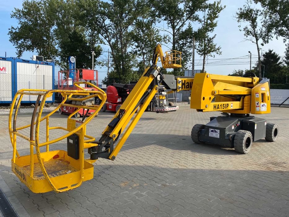 Wynajem podnośnika zwyżka 15 metrów HAULOTTE HA15IP JLG GENIE MANITOU