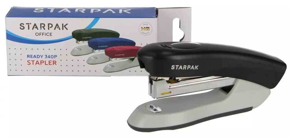 Zszywacz 12K 10 Czarny Starpak 540477. Nowy Produkt