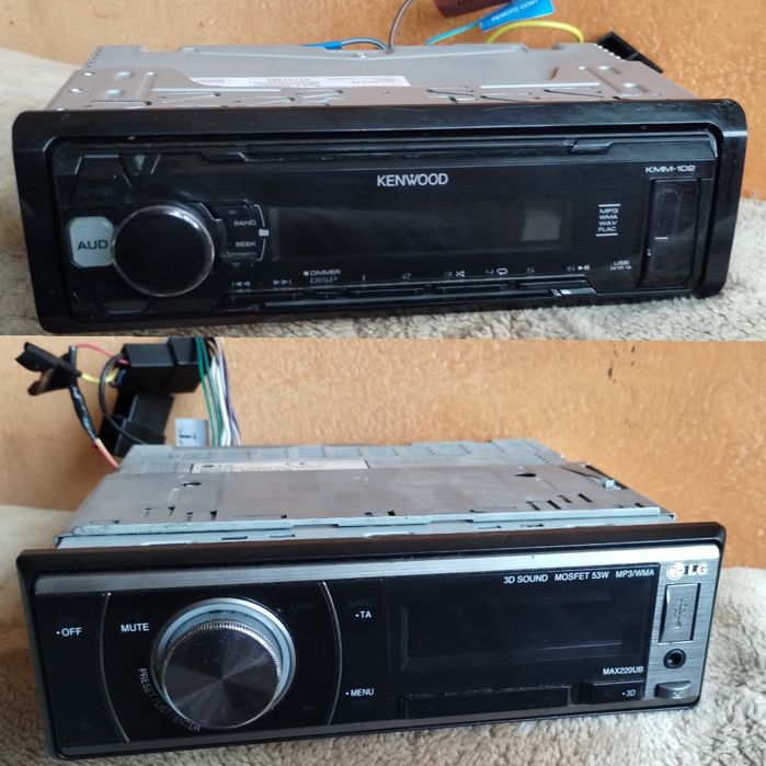 Radia samochodowe z USB, KENWOOD, LG /zamiana