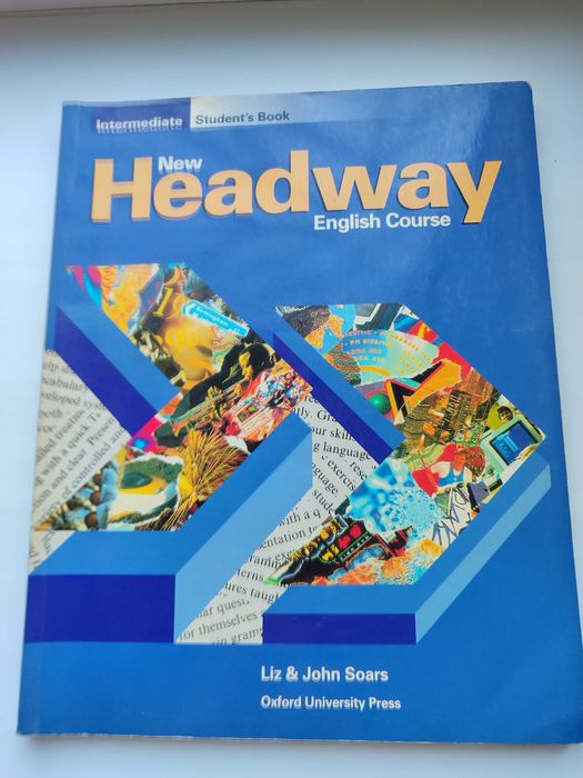 Книга. Headway englich course Hedway stodents book, часть 1 и часть 2.