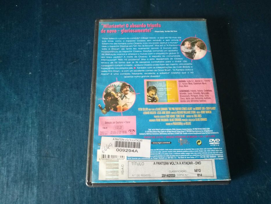 A PANTERA VOLTA A ATACAR DVD (legendagem em Português)