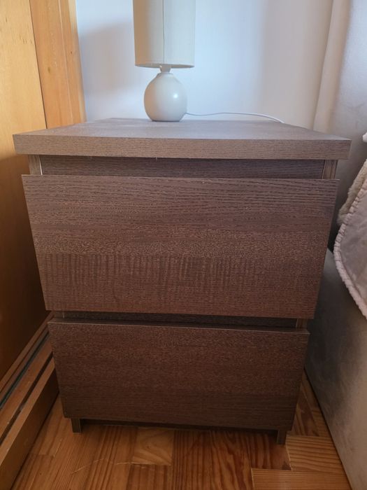 Cômoda 5 gavetas e criado mudo