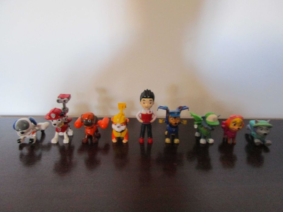 Conjunto de 6/7/9/10 Figuras Articuladas da Patrulha Pata / PAW Patrol