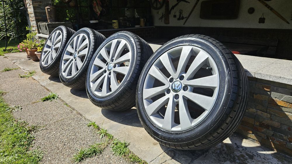 Koła Alufelgi Ronal VW Golf GTD GTi RS 5x112  225/45R17 Oryginalne Nokia