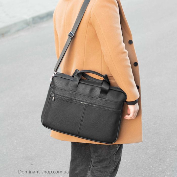 Ділова сумка  Capitalist для ноутбука та документів із еко-шкіри