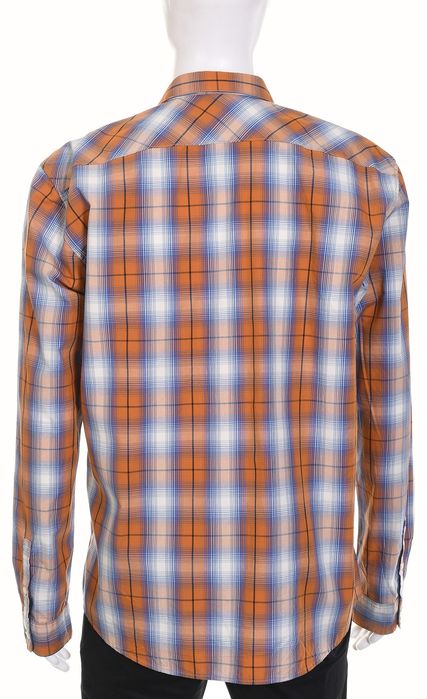 TOM TAILOR DENIM pomarańczowa koszula w kratkę 100% bawełna XL k 44