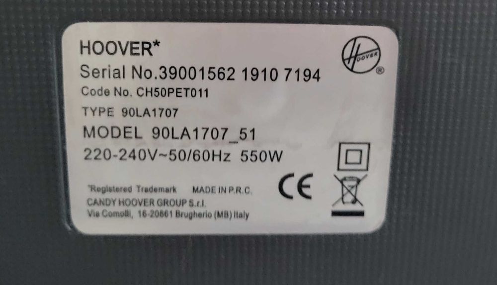 Odkurzacz Hoover Chorus