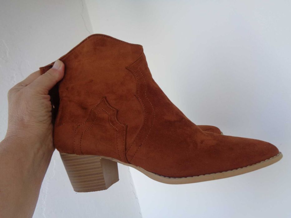 ботиночкі получобітки штучн замш 25, 5см мало б\в практично нові