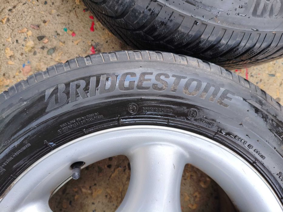 195 65 r15 Koła Felgi Aluminiowe AluFelgi 15 cali 2019 rok Opony Bridgestone Zimowe