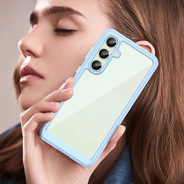 Etui silikonowe Outer Space Case z żelową ramką do Samsung Galaxy S24