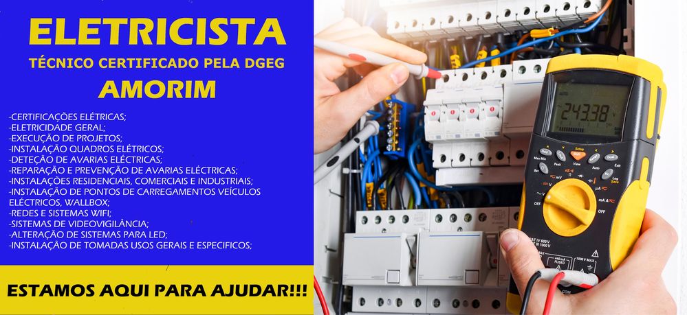 Eletricista Técnico Certificado pela DGEG Alfragide • OLX Portugal