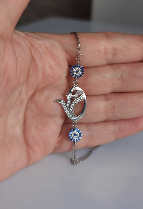 Wyjątkowa srebrna bransoletka TURECKI TULIPAN P925