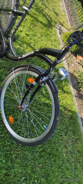 Rower miejski bialy lub czarny