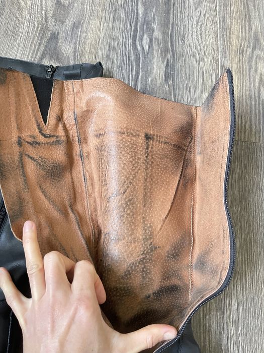 Жіночі чоботи високі шкіряні 37 розмір