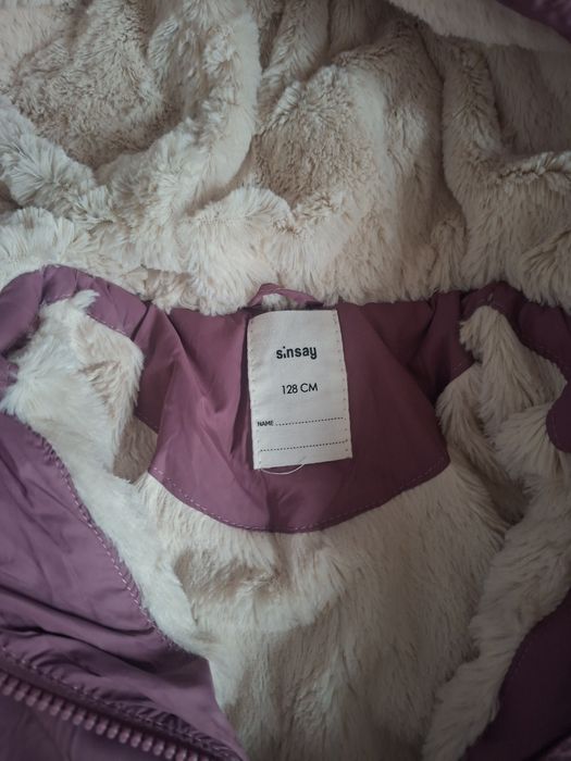 Kurtka zimowa dla dziewczynki Sinsay 128