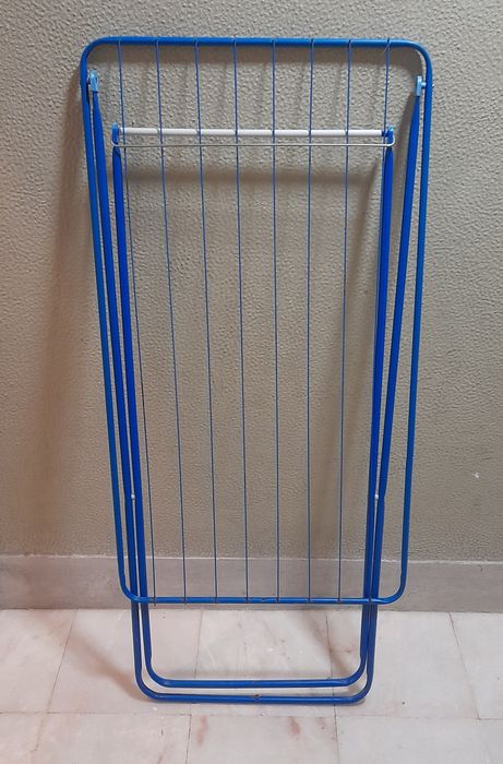 Estendal roupa metalico azul
