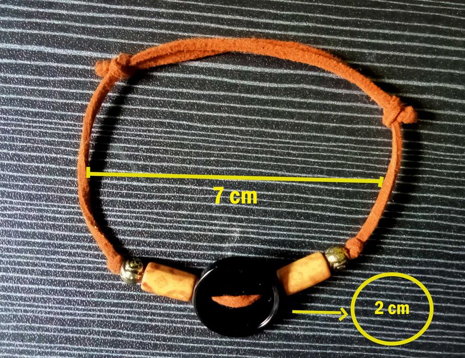 Pulseira com botão