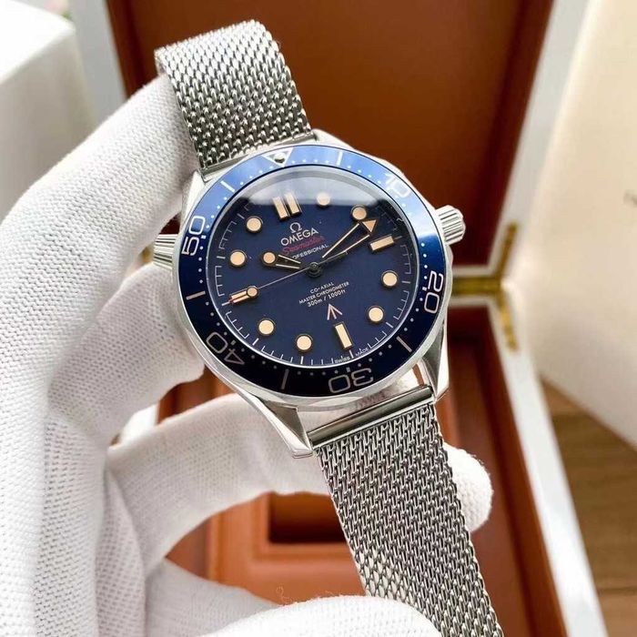 Годинник автоматичний Omega Seamaster Diver 300 M Blue Wave Dial