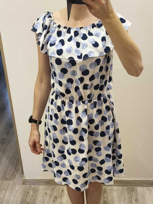 sukienka w grochy