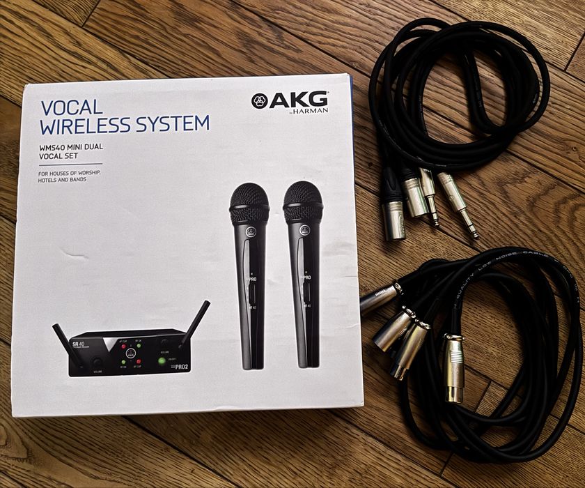 Sprzedam zestaw AKG WMS40 Mini Dual Vocal Set - Okazja !!!