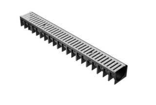 Canal Drenagem Galvanizado ou Plástico 1 Mt comp. Escoamento Águas