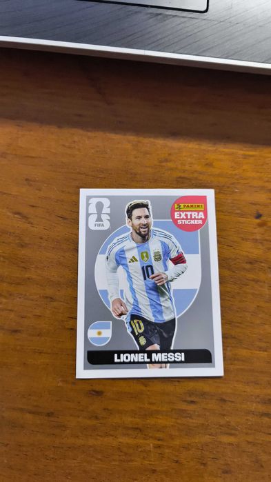 Lionel Messi Extra Sticker Silver