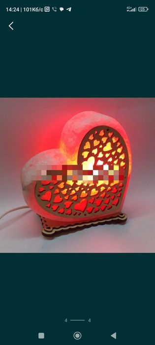 Соляний світильник