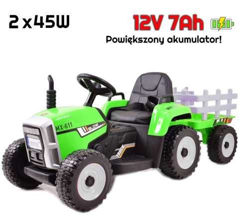Traktor z przyczepką na akumulator ciągnik XMX611 dla dzieci PILOT