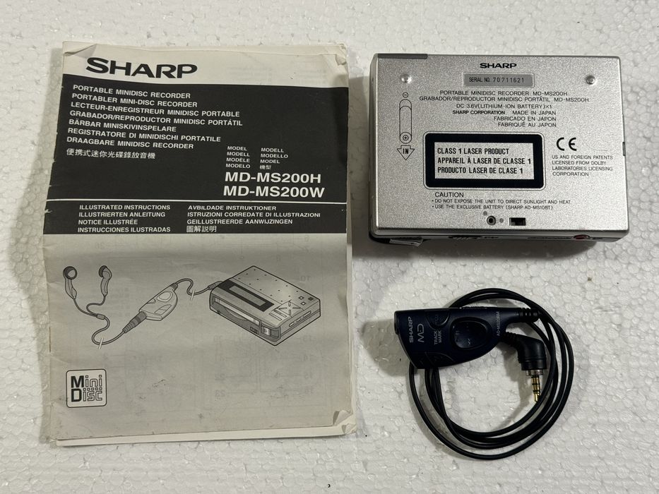 SONY, AIWA, Panasonic Mini Disc