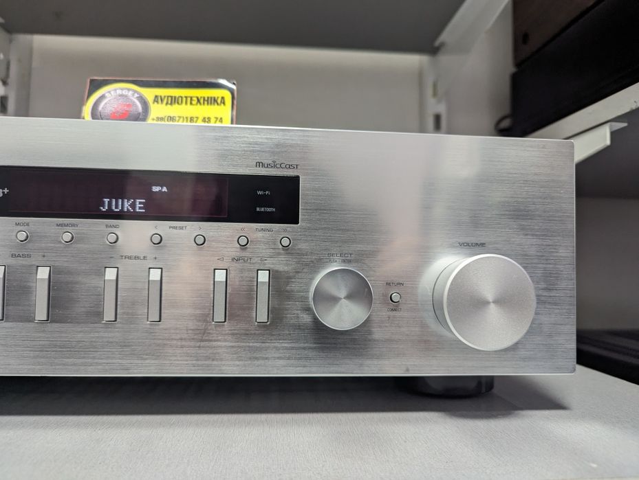 Р-в! Стерео ресивер Yamaha R-N303D. Wi-Fi, Bluetooth, Airplay, ЦАП.