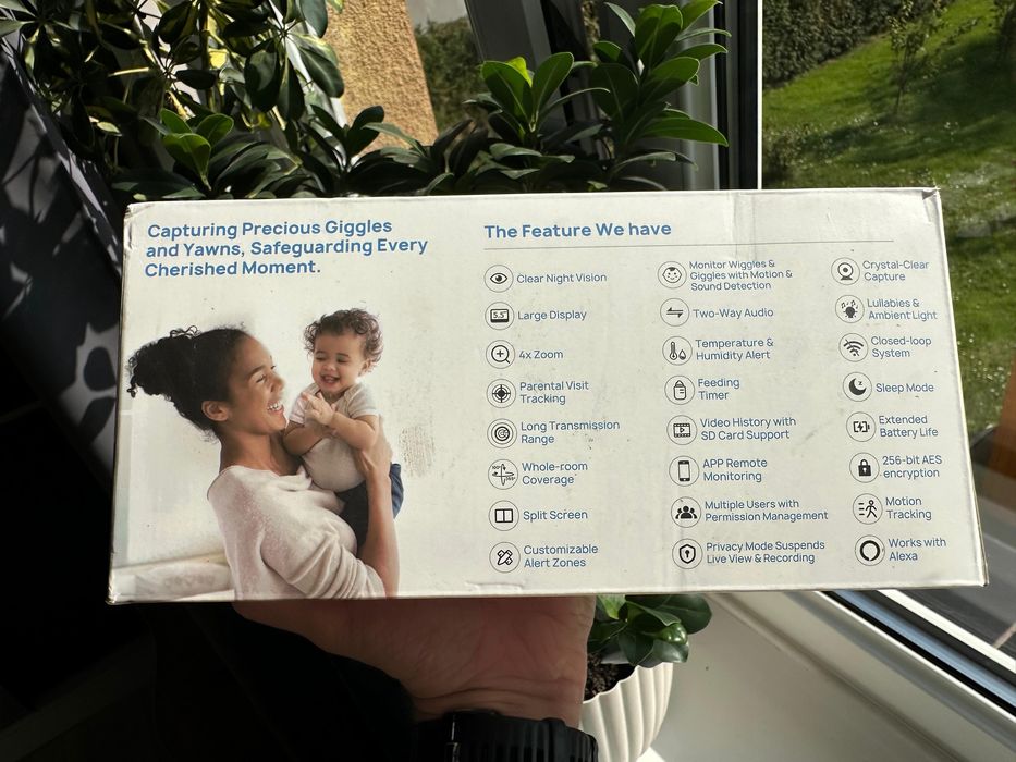 Niania elektroniczna CZEview Baby Monitor BM6 biały TOMI-TECH