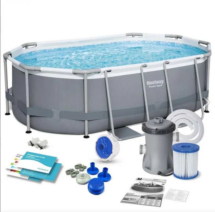 Каркасний басейн Bestway 5614A Power Steel 305 х 200 х 84 см