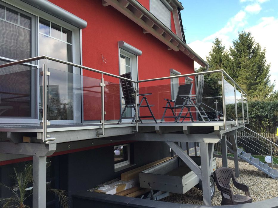 Balustrady balkony barierki, schody, szkło, aluminium, stal, inox