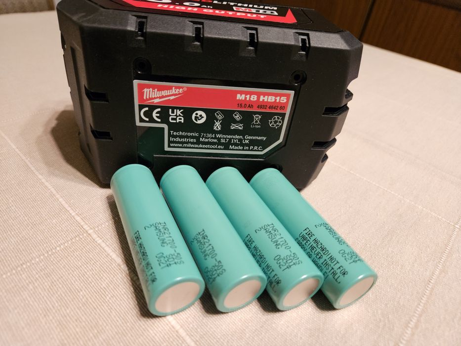 Akumulator bateria Milwaukee M18   15.0Ah 12.0Ah