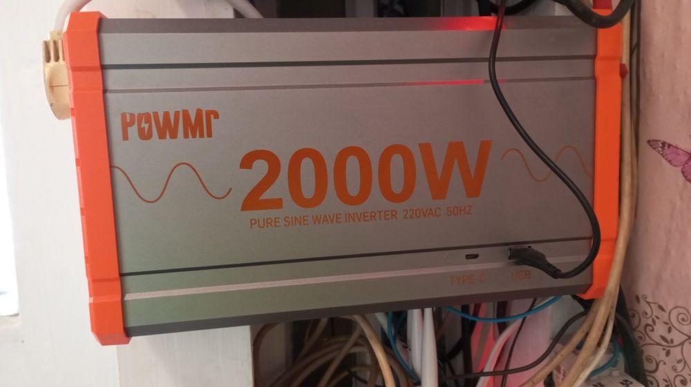 Інвертор 24-220. 2000 ват. Синус