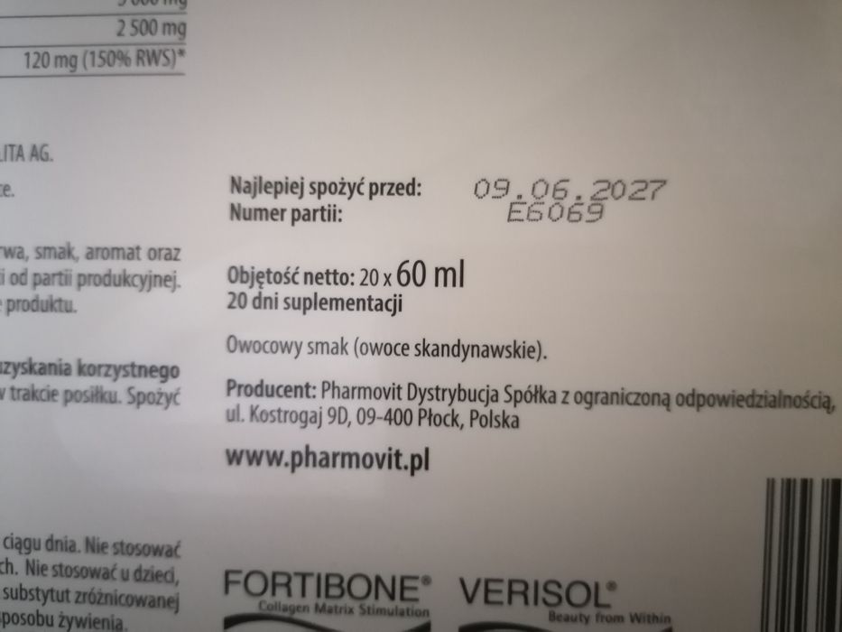 Kolagen 20 000 w buteleczkach