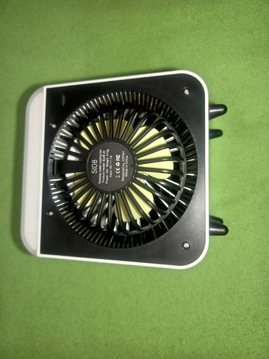 Портативний USB-Вентилятор з батареею 2500mAh і відсіком для води