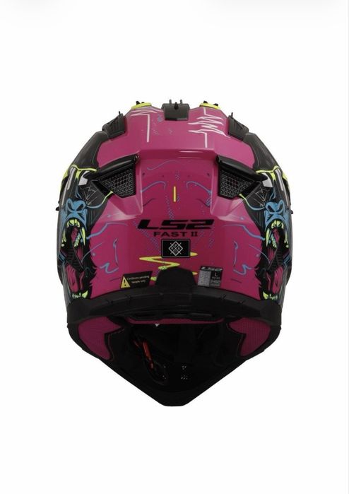 Продам Ендуро шолом LS2 MX708 Fast 2 Gorilla Purple H-V Yellow XL