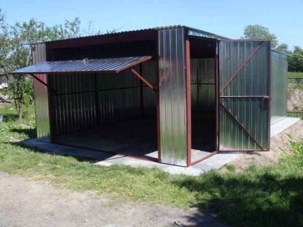 Garaż blaszany Blaszak 3x5 Garaże blaszane Schowek na budowę PROMOCJA!