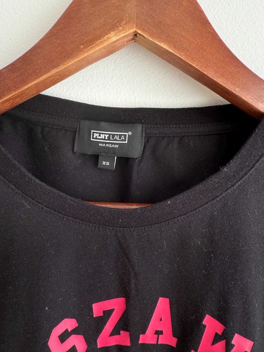 Czarna bluzka t-shirt Plny Lala