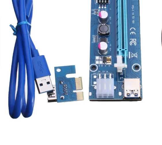 Райзер для материнской платы, криптофермы. Pce164p-n03.